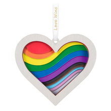 Load image into Gallery viewer, Hallmark Love Wins 2025 Papercraft Ornament
