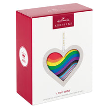Load image into Gallery viewer, Hallmark Love Wins 2025 Papercraft Ornament
