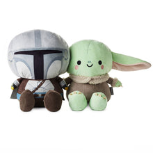 Load image into Gallery viewer, Hallmark Large Better Together Star Wars: The Mandalorian and Grogu Magnetic Plush, 10.5&quot;
