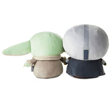 Load image into Gallery viewer, Hallmark Large Better Together Star Wars: The Mandalorian and Grogu Magnetic Plush, 10.5&quot;
