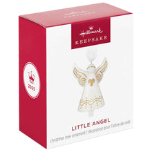 Load image into Gallery viewer, Hallmark Mini Little Angel 2025 Porcelain Ornament, 1.25&quot;

